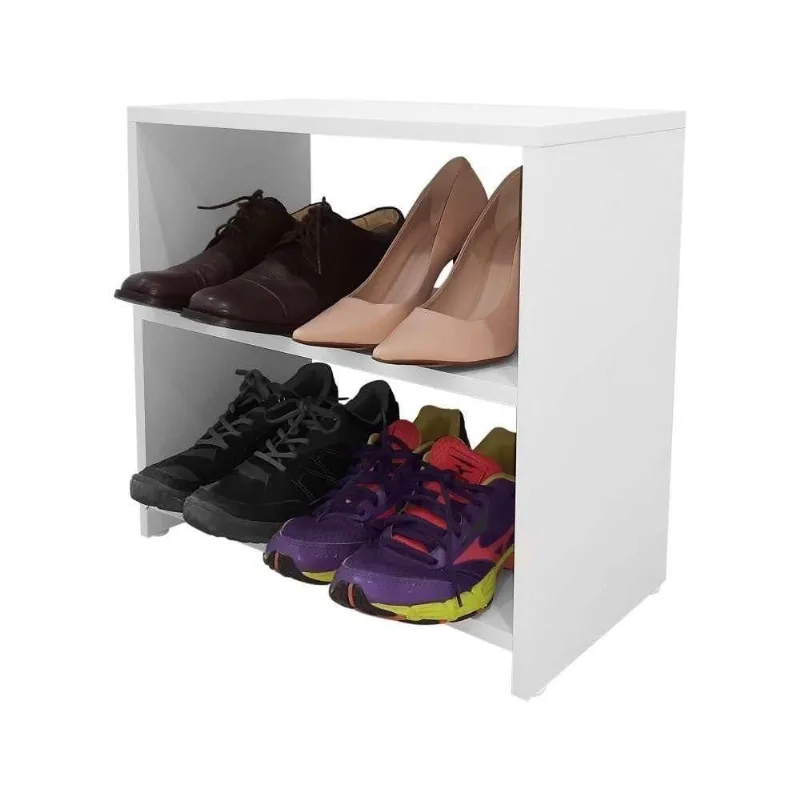 Sapateira Organizadora 6 Nichos 50CM MDP Branco Pontto Lavabo