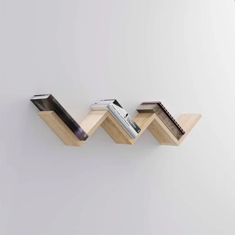Kit Prateleira Búzios Modular MDP Fixação Fita Dupla Face Organizador para Sala Livro Bege Mercado