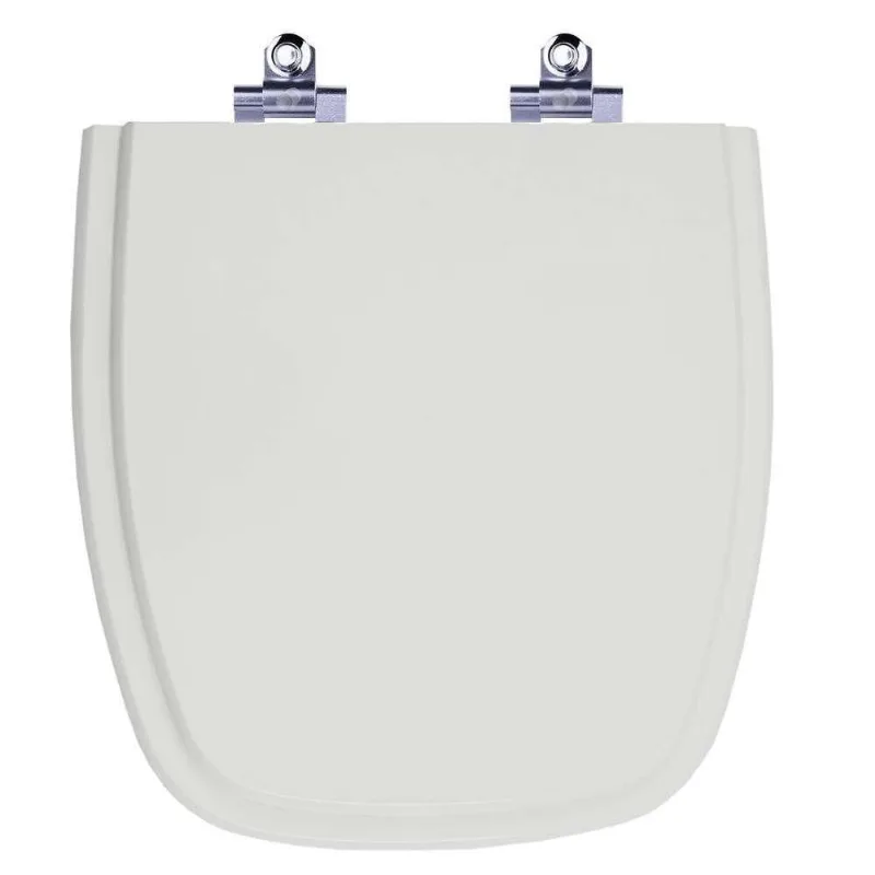 Assento Sanitário Laqueado Soft Close Fit Cinza Prata (cinza Claro) Para Vaso Celite