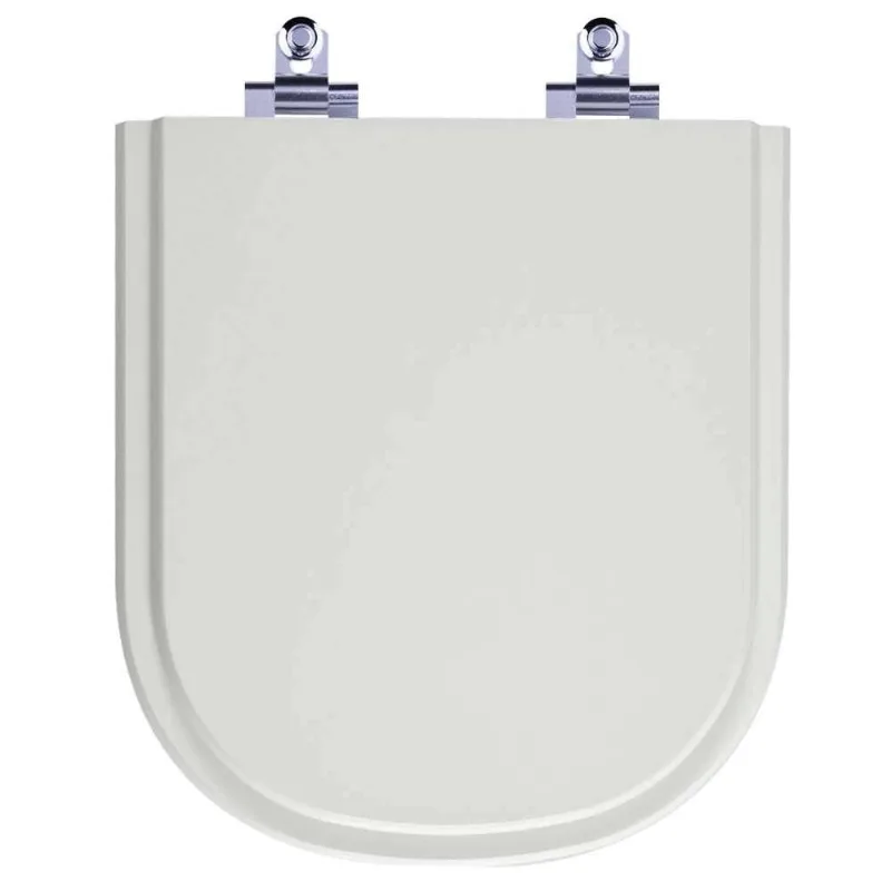 Assento Sanitário Laqueado Soft Close Life Cinza Prata (cinza Claro) Para Vaso Celite