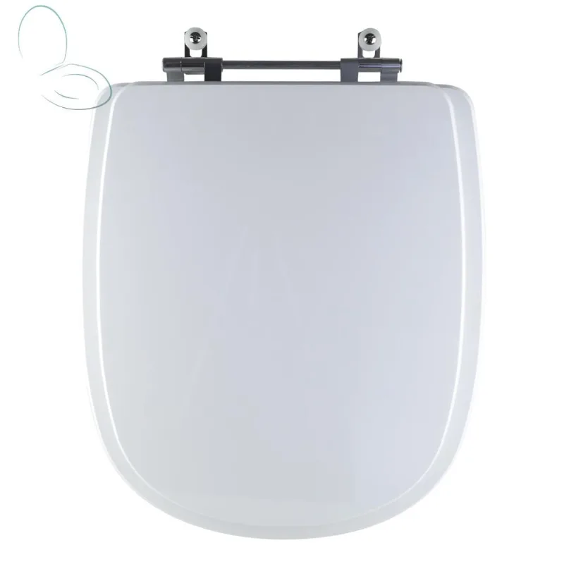 Tampa Vaso Sanitário Poliester Acrilico Donna Branco Para Bacia Santamarina