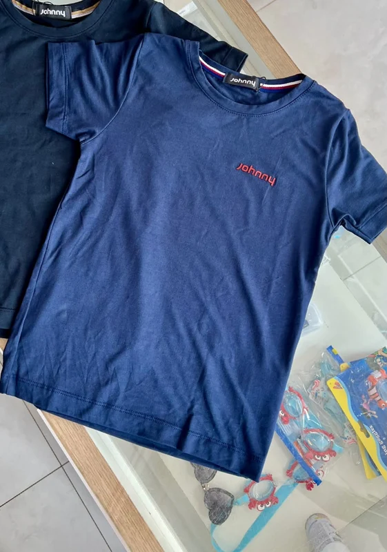 CAMISETA MANGA CURTA EM MODAL COM ELASTANO MENINO JOHNNY FOX MARINHO / 10