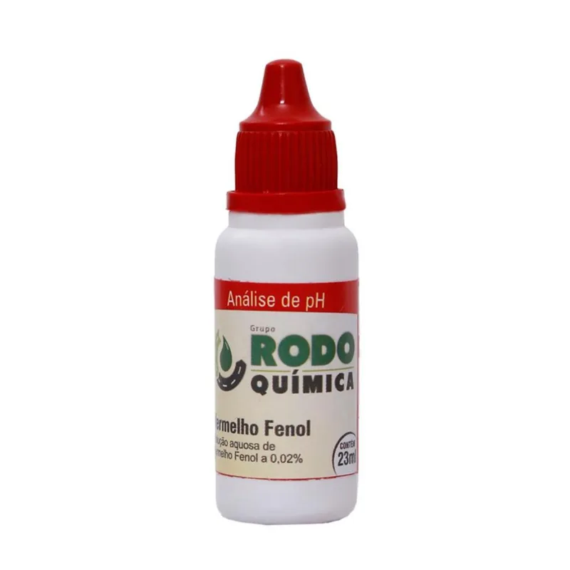Kit 2 Medidor Ph Vermelho Fenol 23ml - Rodoquímica
