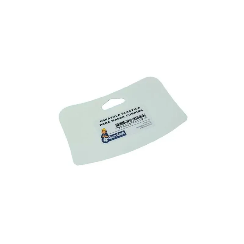 Kit 400 Espátula Plástica Massa Corrida Branca - Gerplast