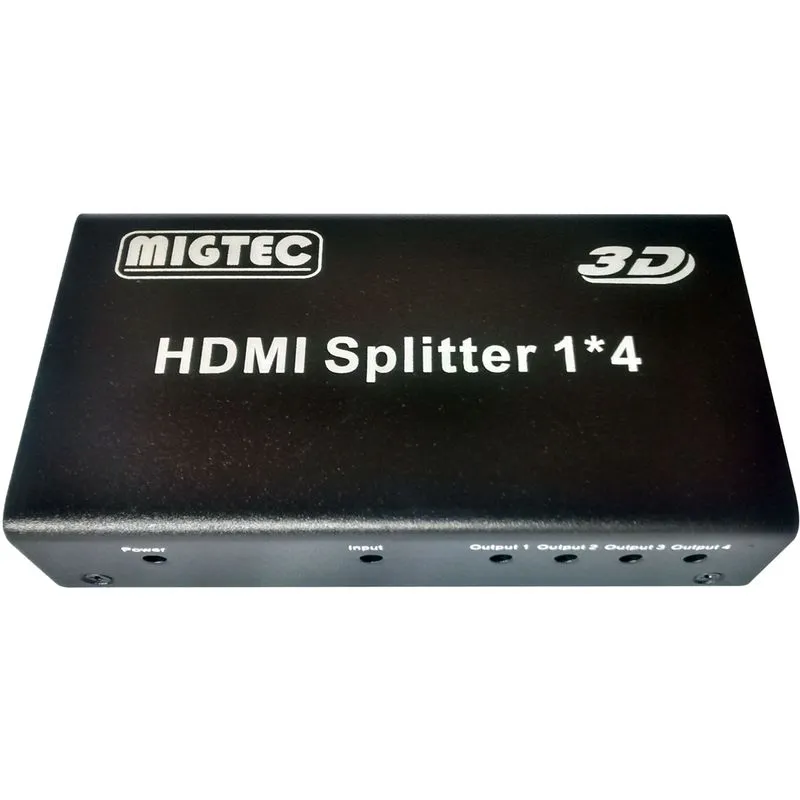 Distribuidor De Video Splitter Hdmi 1x4 3d 1080p Dk104