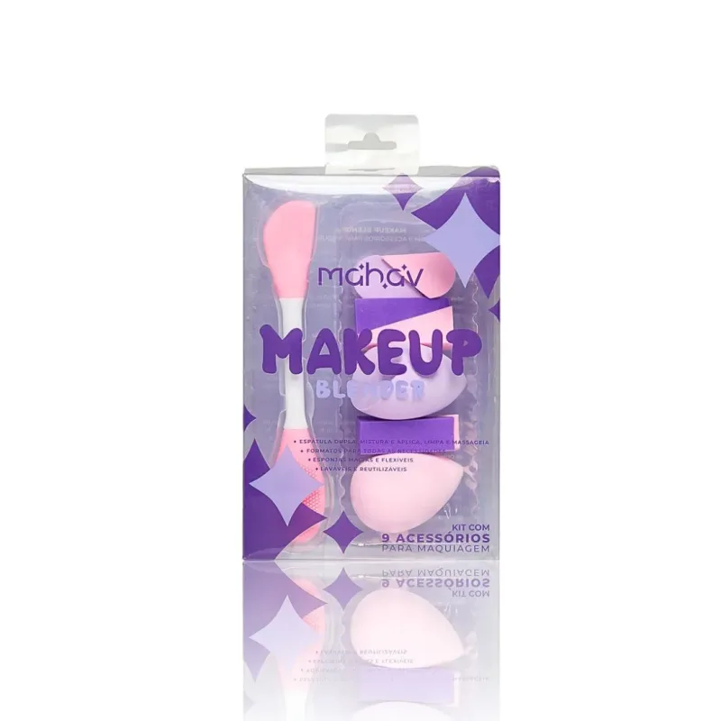 Kit C/9 Acessórios Para Maquiagem - Mahav (MK9-MH)
