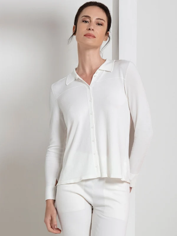 Camisa Viscose Italiana Natural / M