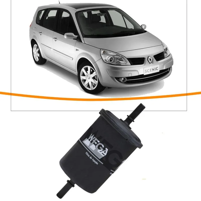 Filtro Combustivel Renault Scenic Hi Flex 2.0 16V 138 CV 2008 a 2010