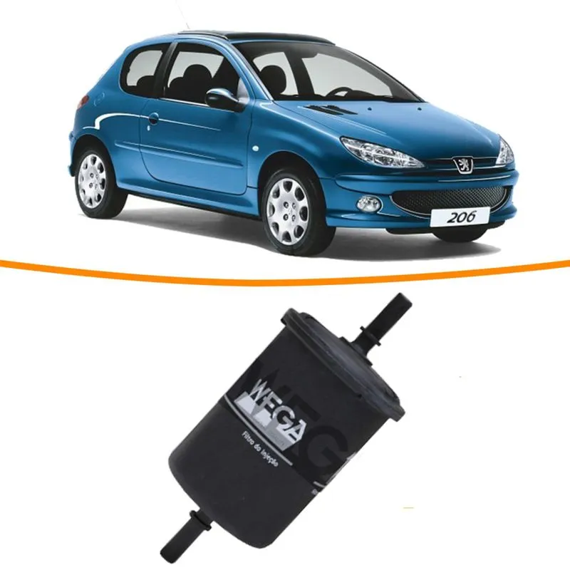 Filtro Combustivel Peugeot 206 Flex 1.6 16V 113 CV 2000 a 2009