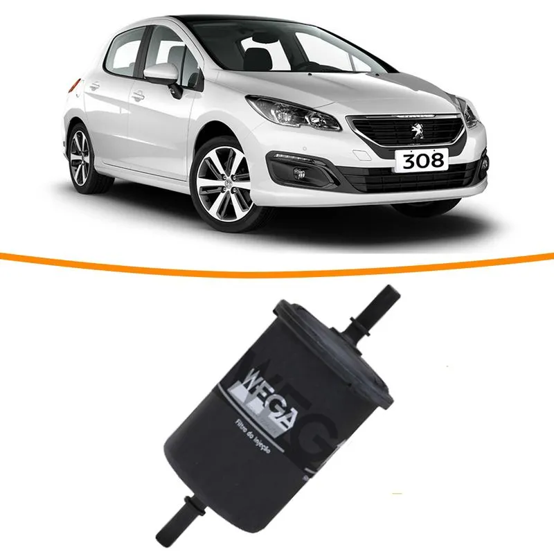 Filtro Combustivel Peugeot 308 Flex 2.0 16V 143 CV 2012 a 2018