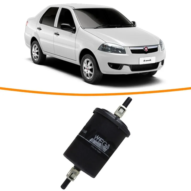 Filtro de Combustivel Fiat Siena 1.4 8V 86 CV 2007 a 2016