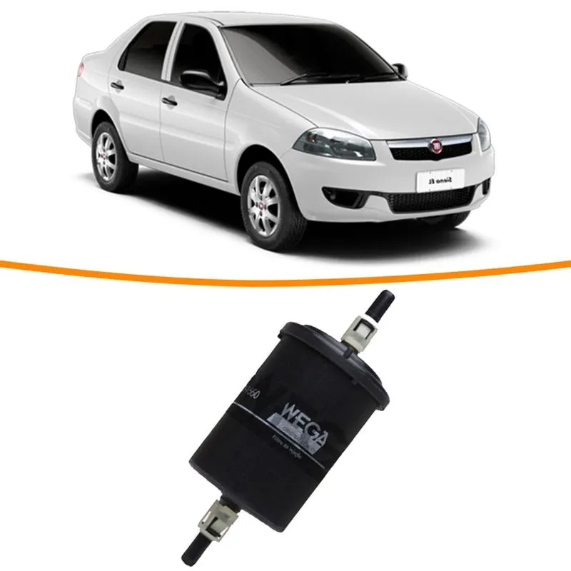 Filtro de Combustivel Fiat Siena 1.8 8V 114 CV 2004 a 2016