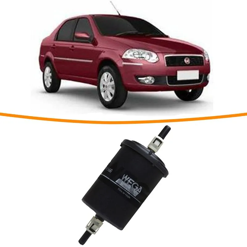Filtro de Combustivel Fiat Siena Tetra Fuel 1.4 8V 82 CV 2007 a 2012