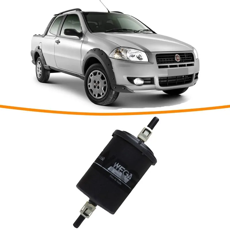 Filtro de Combustivel Fiat Strada 1.8 8V 132 CV 2010 a 2011
