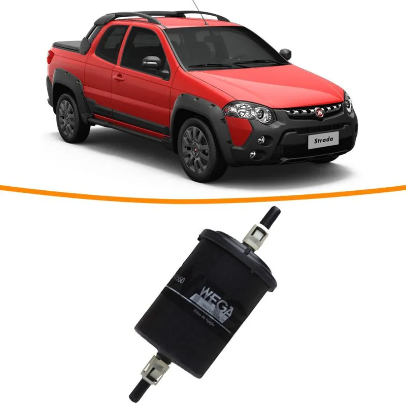 Filtro de Combustivel Fiat Strada 1.8 8V 114 CV 2004 a 2018