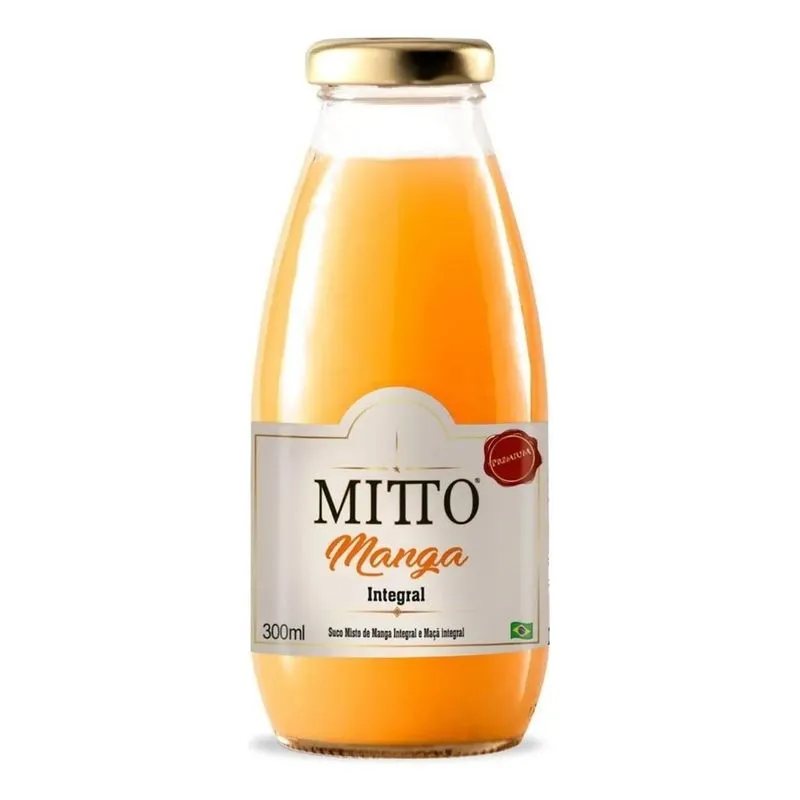 10x Suco Integral Manga Mitto 300ml