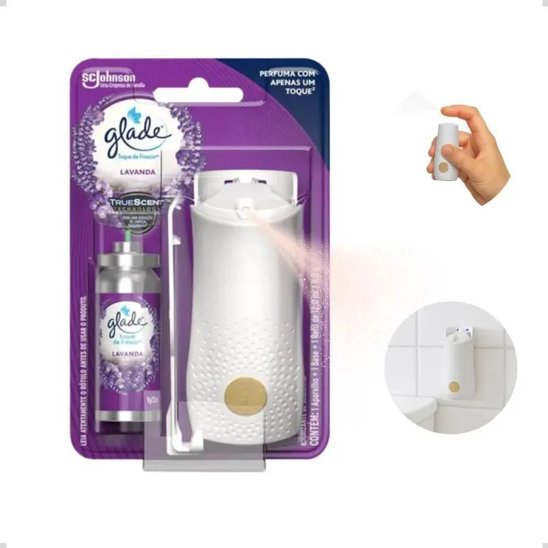 10x Aparelho Odorizador Glade + Refil Discreto E Silencioso