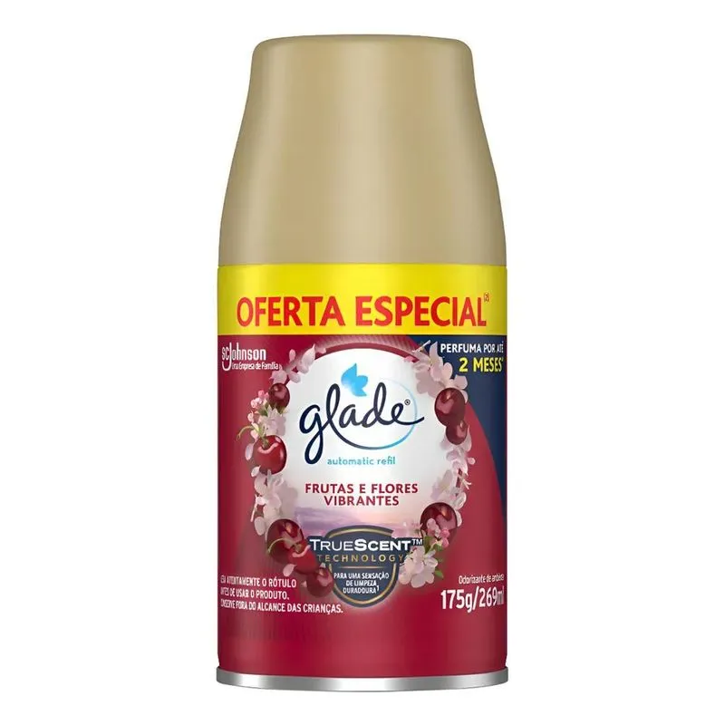 10x Aromatizador De Ambiente Automático Glade Frutas E Flor