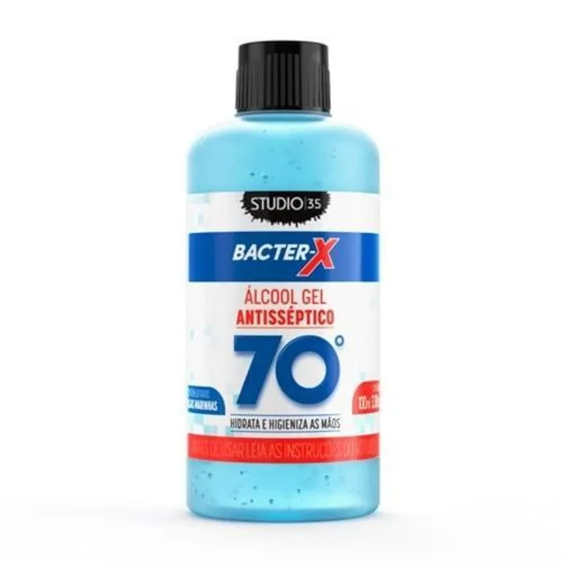 Alcool Em Gel 70% Higienizador De Mãos Bacter-x 100ml