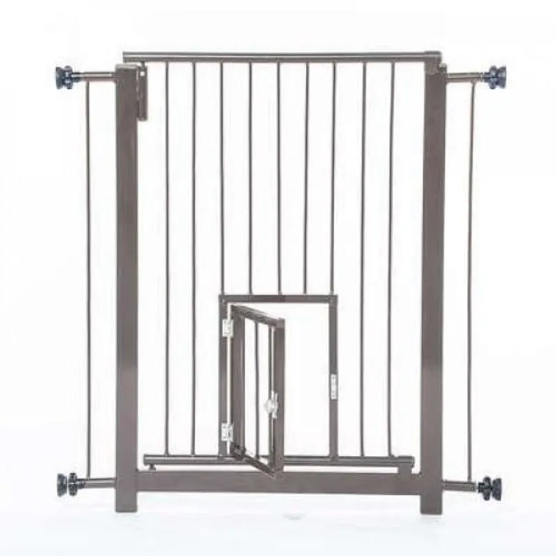 Portão Nf Pet Duo Plus Marrom 80cm