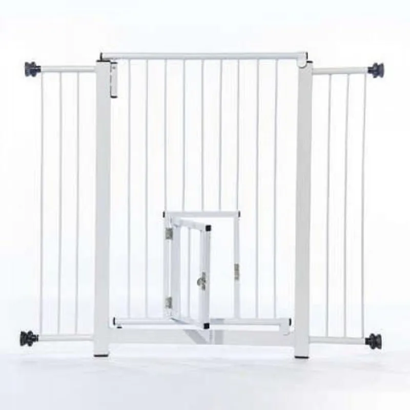 Portão Nf Pet Duo Plus Maxi Branco 1m