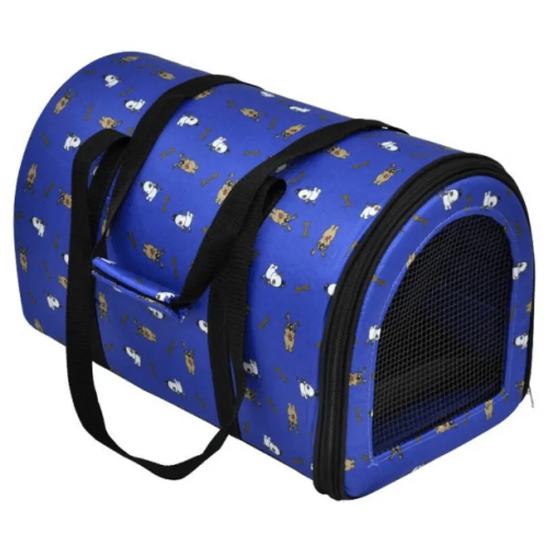 Bolsa Redonda em Nylon Estampada Azul,Rosa,Vermelho Bolsa Redonda em Nylon Estampada Vermelho