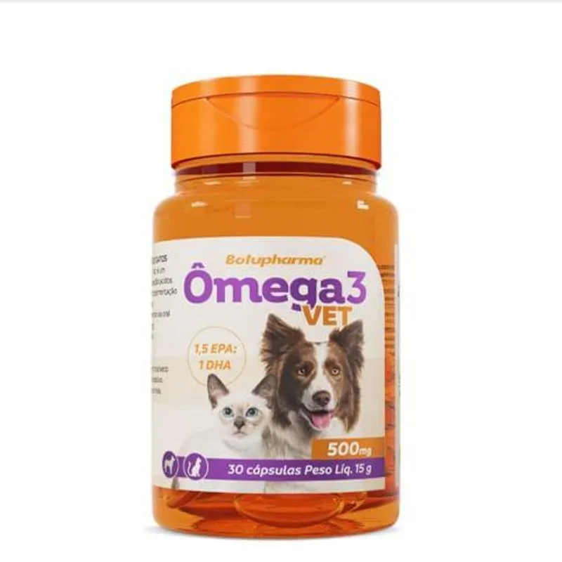 Suplemento Ômega 3 Vet Cães E Gatos Botupharma Pet - 15g