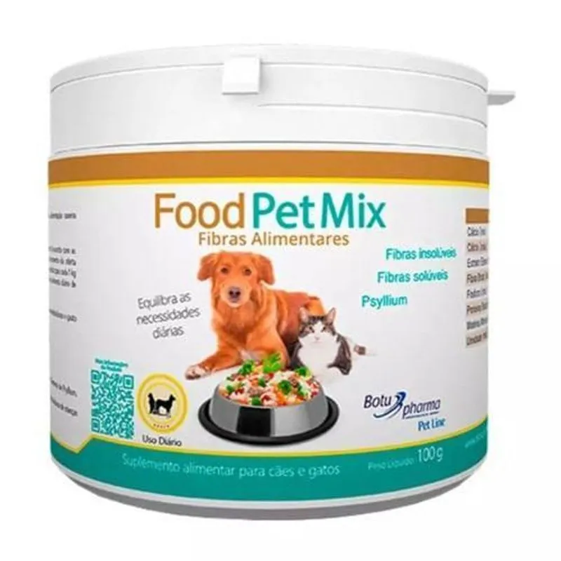 Suplemento Alimentar Cães E Gatos Food Pet Mix Botupharma