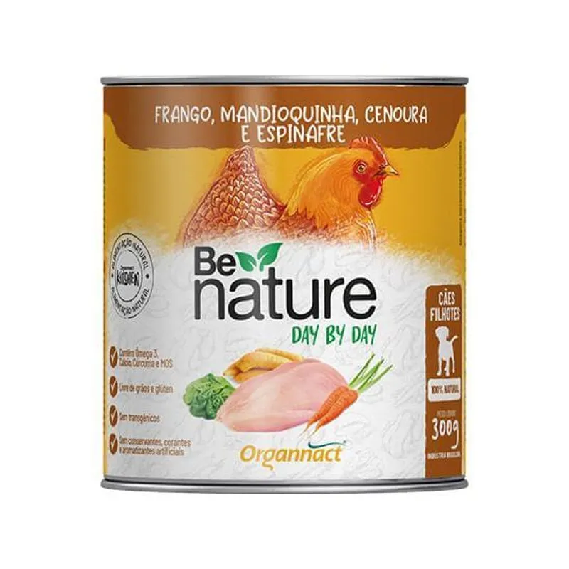 Alimento Úmido Be Nature Organnact Day By Day Cães Filhotes