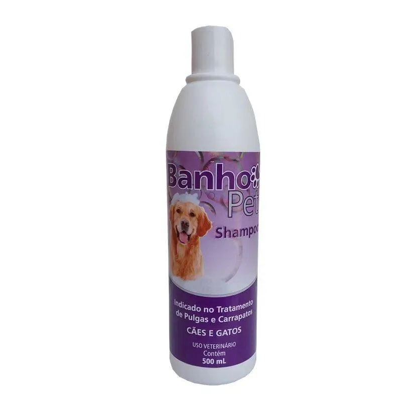 Shampoo Banho Pet 500ml Antipulgas E Carrapatos - Syntec