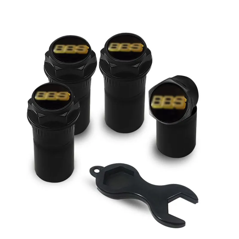 Tampa Bico Pneu Válvula Antifurto Preto BBS GTC4Lusso Preto / Dourado Calota
