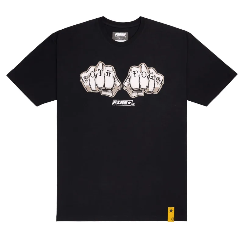 Fire T-Shirt Put Fire Preto Fire T-Shirt Put Fire - Preto - M