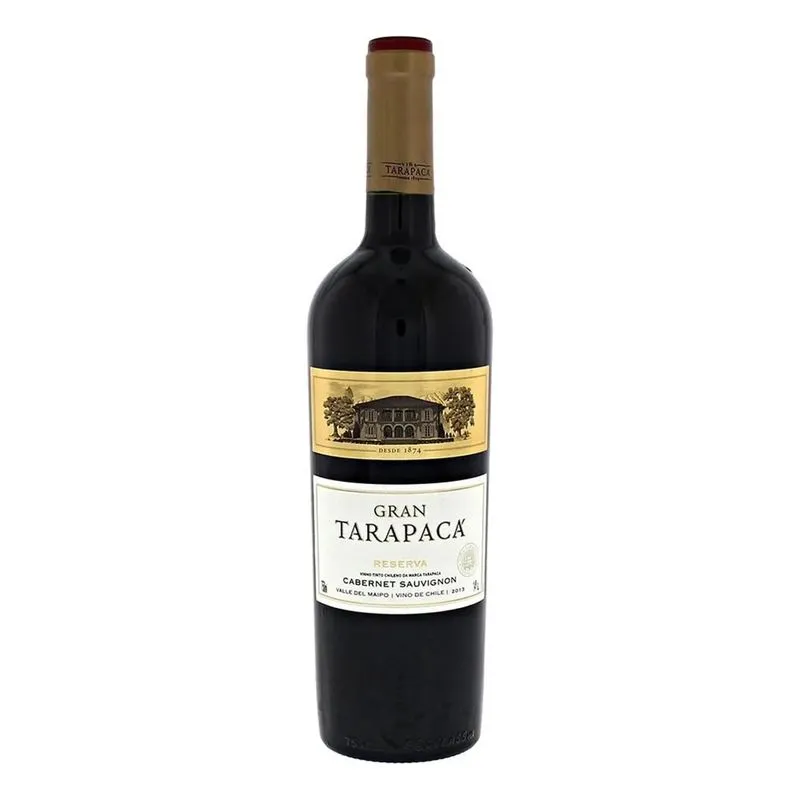 10x Vinho Chileno Tinto Cabernet Sauvignon Reserva Tarapaca