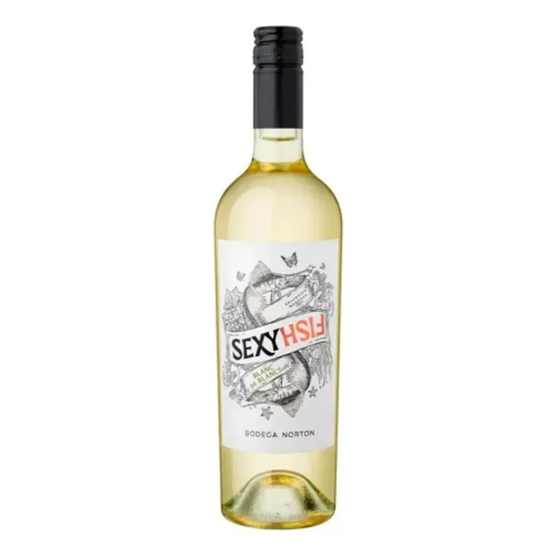 10x Vinho Norton Sexy Fish Blanc De Blancs Branco 750ml