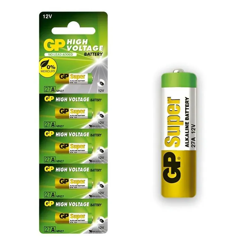 10x 05 Pilhas 27a Gp Super - 1 Cartela