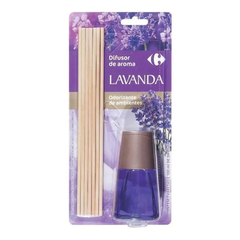 10x Difusor De Aromas Líquido - Lavanda - Unidade