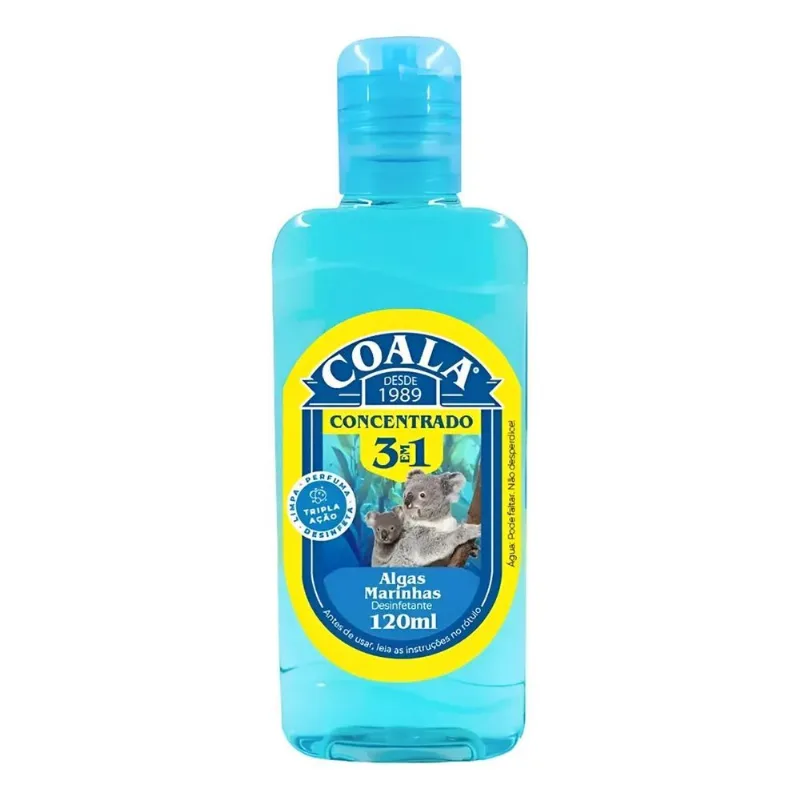 10x Coala Desinfetante Concentrado 3 Em 1 120ml Todos Os Ar