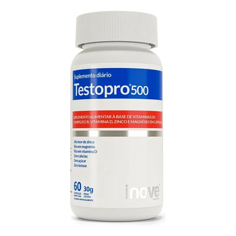 2x Testopro500 - 60 Capsulas - Inove Nutrition