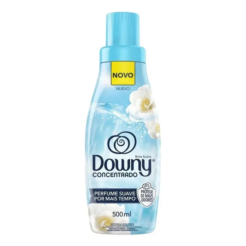 10x Amaciante Downy Concentrado 500ml Brisa Suave