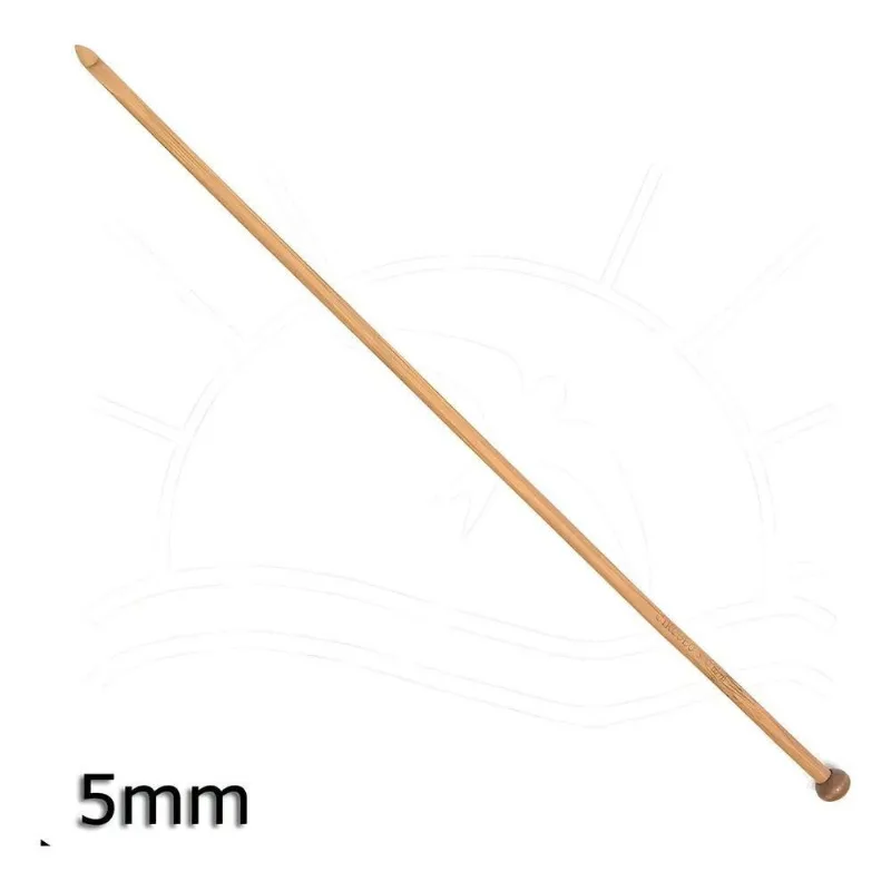 Agulha Crochê Tunisiano De Bambu Artepunto - 30 Cm 5,0mm