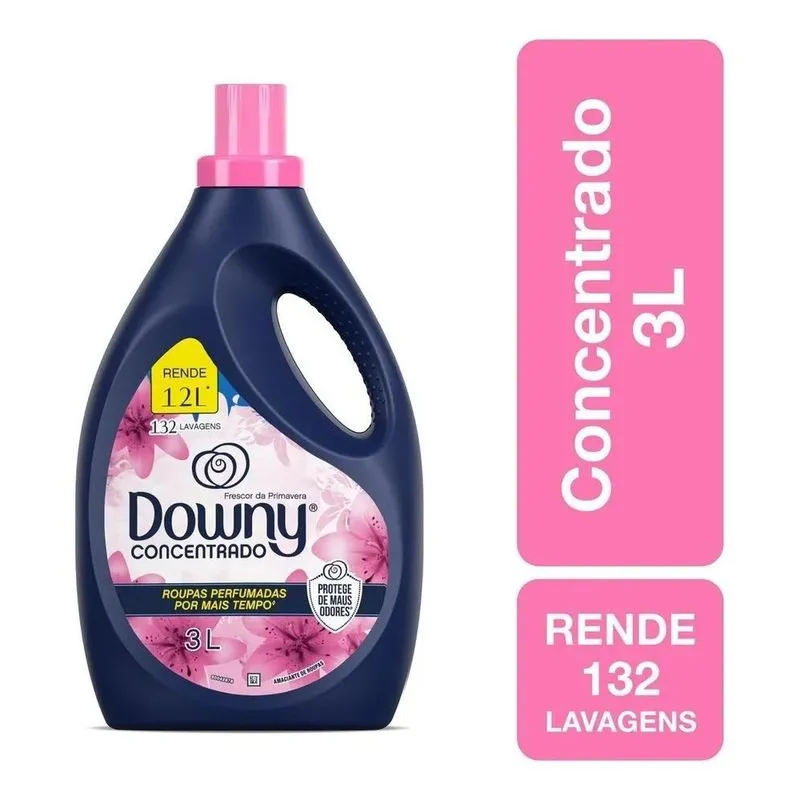 10x Amaciante Concentrado Downy Frescor Da Primavera 3l