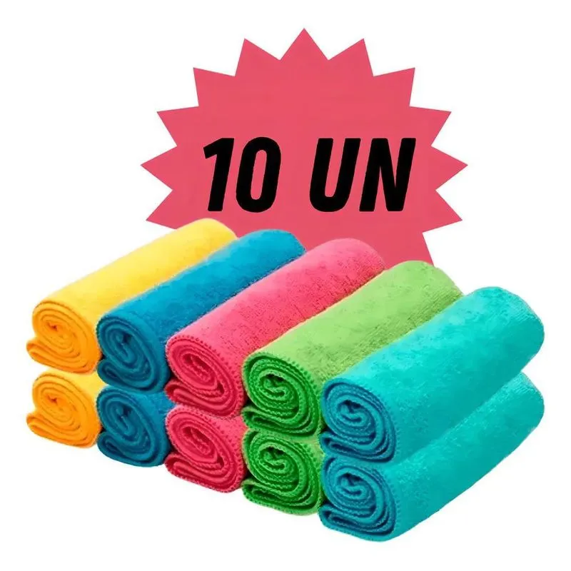 10x Loja Cleanup Microfiber Multiuse Pano - Unidade - 1 - 3