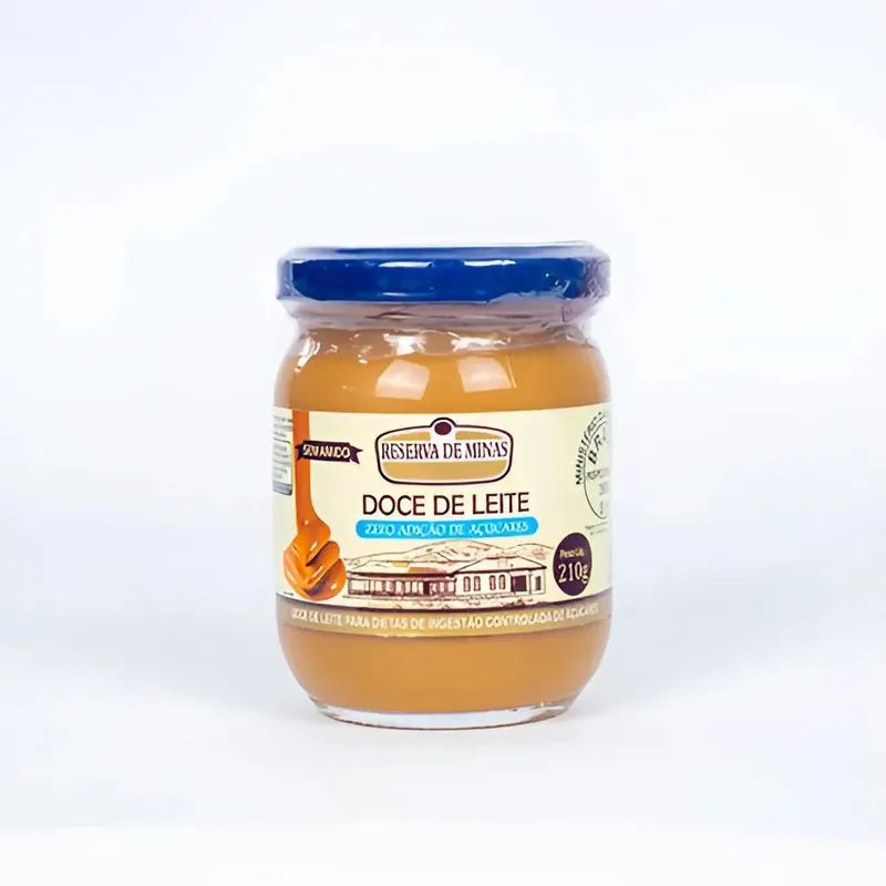 10x Doce De Leite Puro Diet Zero Açucar Reserva De Minas 21