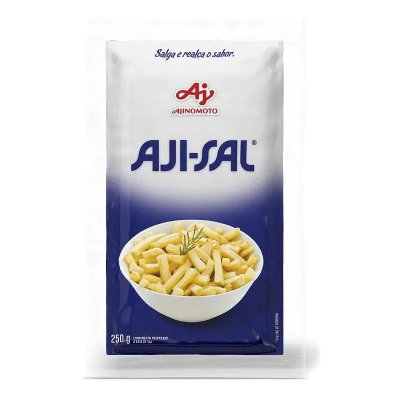 10x Tempero Para Realçar Sabor Aji Sal 250g Ajinomoto