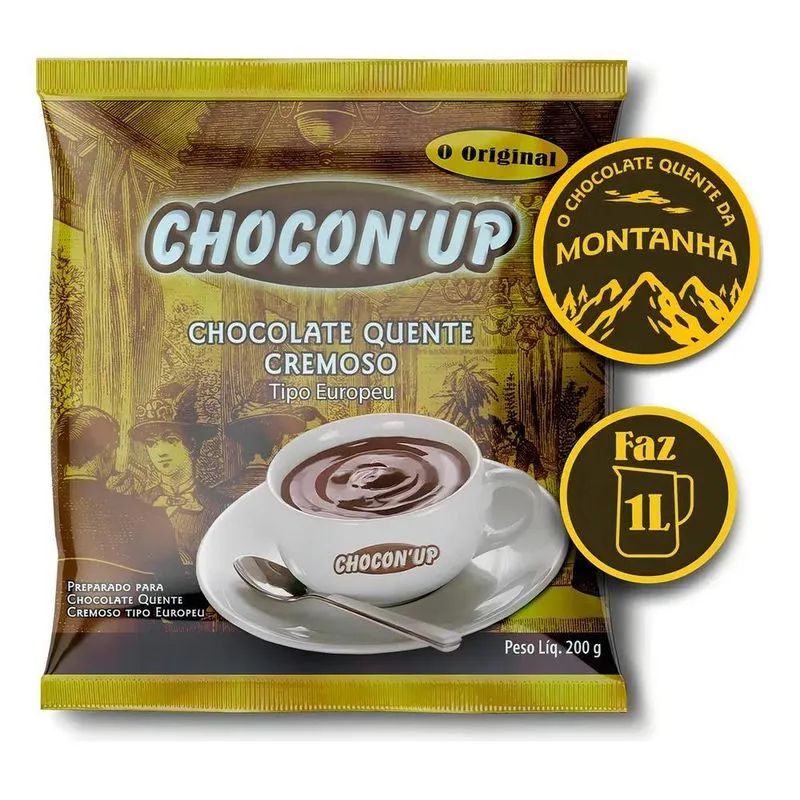 10x Chocolate Quente Cremoso Choconup Tipo Suiço 200g Faz 1