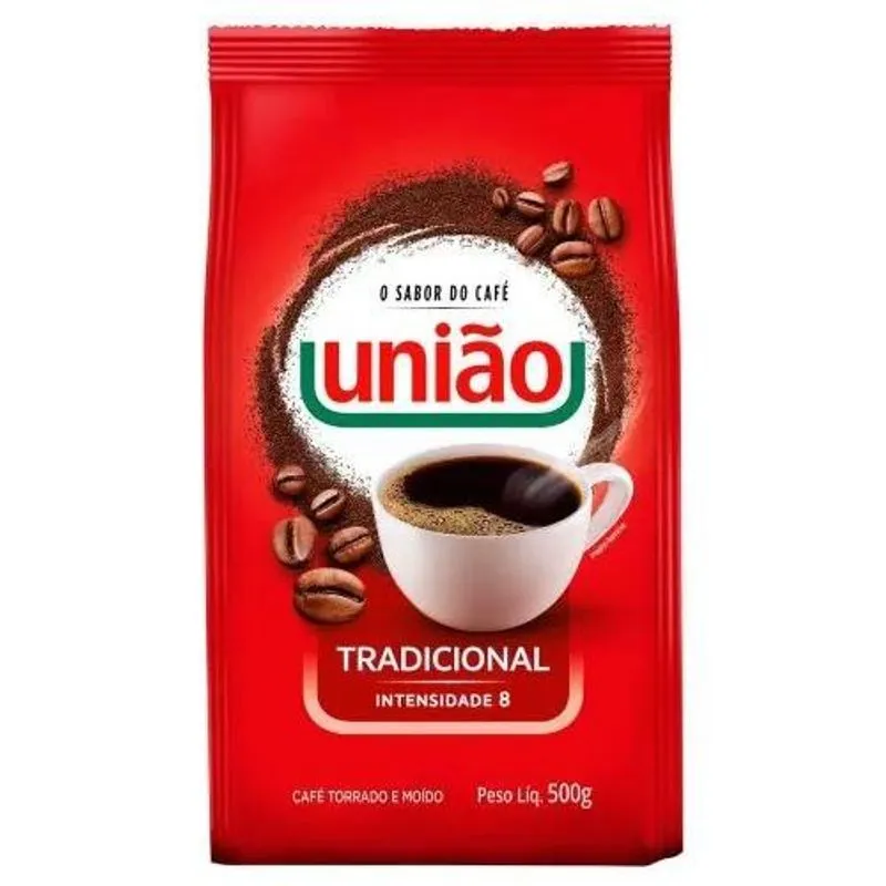 10x Café Em Pó União Tradicional 500g