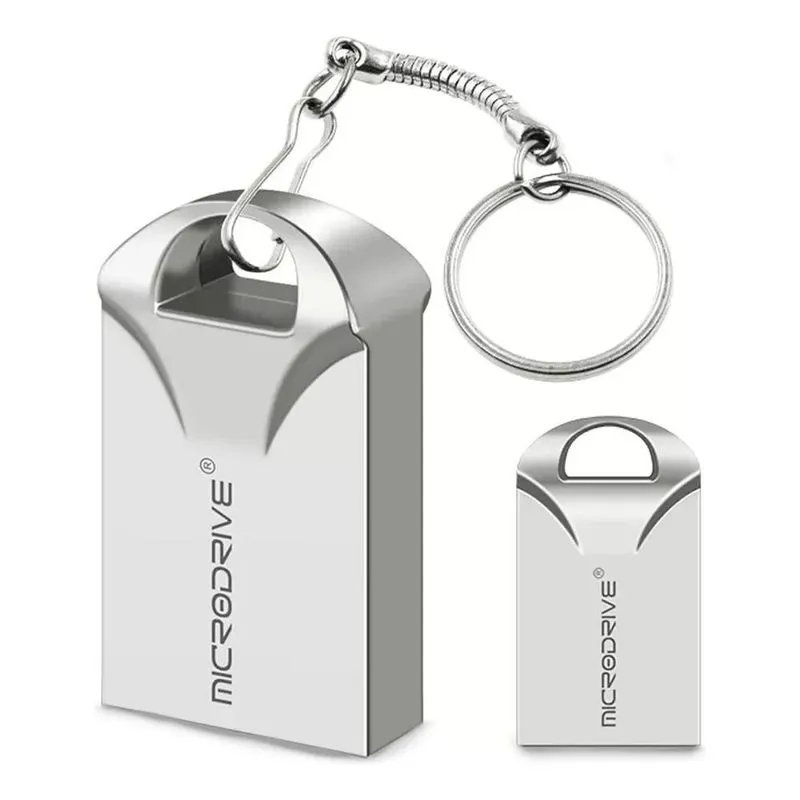 10x Pen Drive Mini Chaveiro Metálico 32gb Resistente Rápido