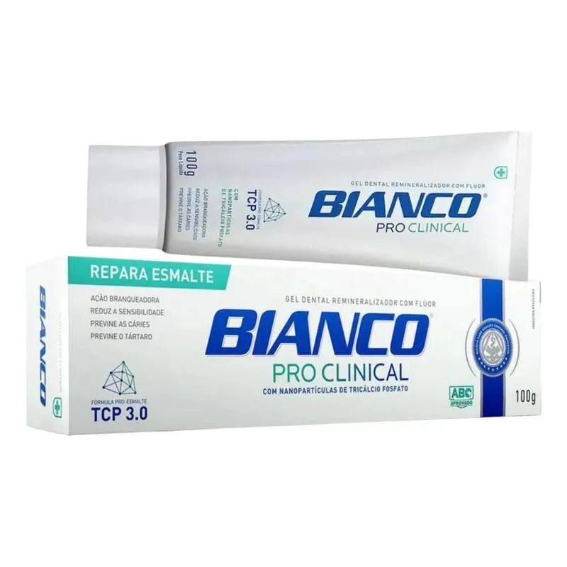 10x Creme Dental Bianco Pro Clinical 100g