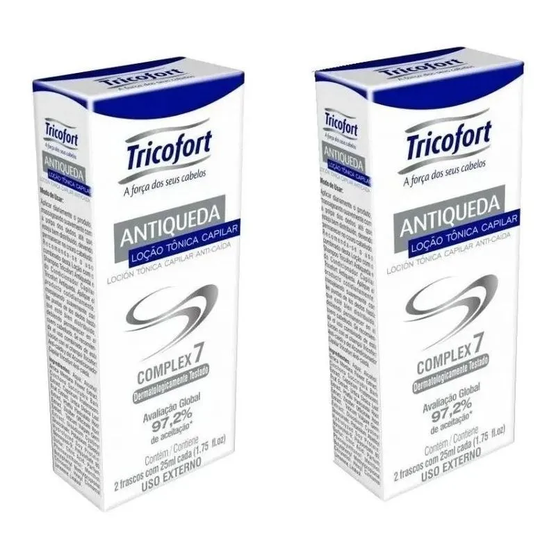 10x 2 Caixas Tricofort Loção Tônica Capilar Antiqueda 20ml