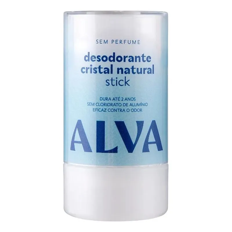 10x Alva Desodorante Alva Em Pedra Pedra - Sem Fragrância -